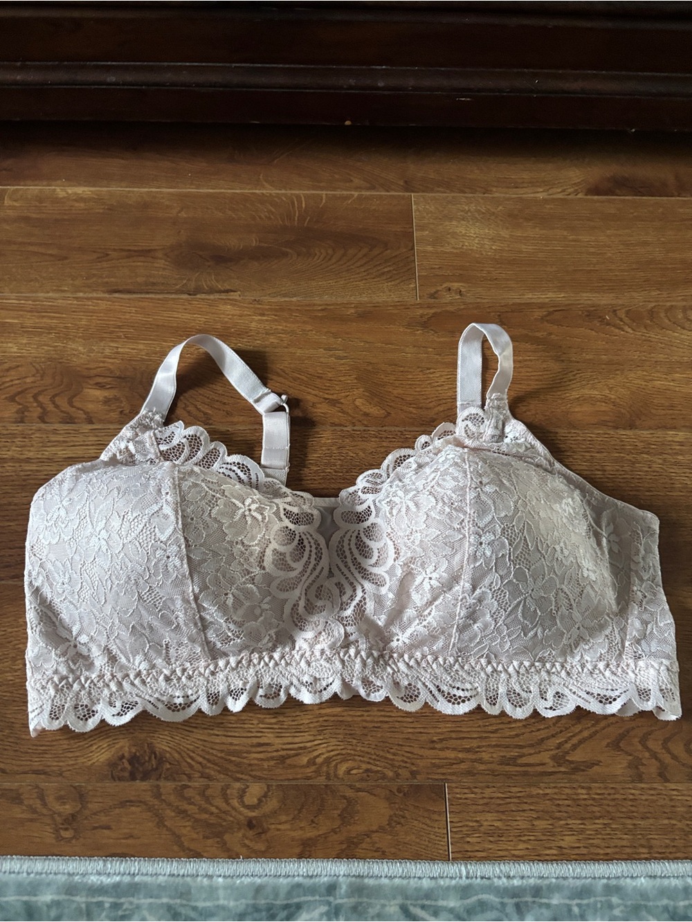 Bali Lace Bralette in Pale Pink - Women's Intimates